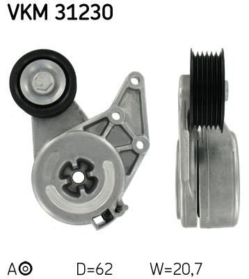 SKF Feszítőkar, hosszbordásszíj VKM31230_SKF